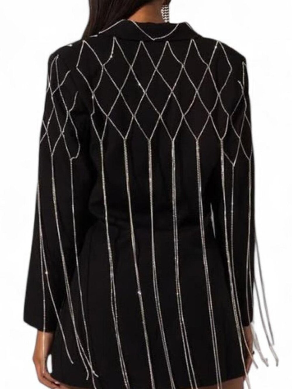 Athina Rhinestone Blazer